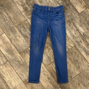 American Eagle Outfitters Women's Blue High Rise Jeggings